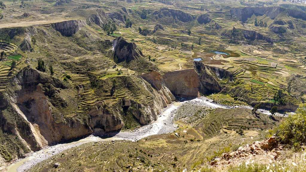 Arequipa Travel Guide - Pre-Inca terraces at Colca Valley