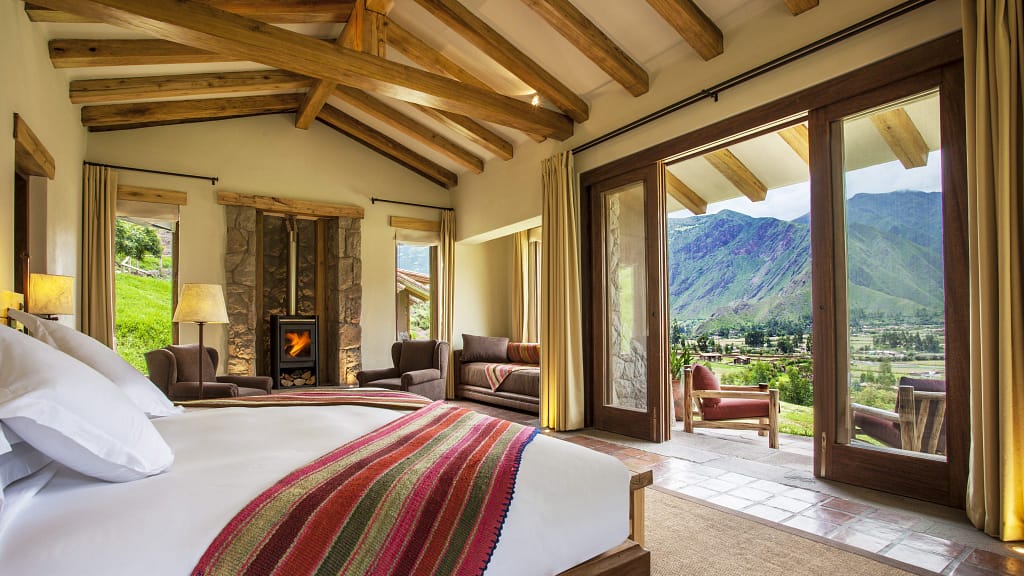 Luxury hotels in Sacred Valley - Suite at Inkaterra Hacienda. 