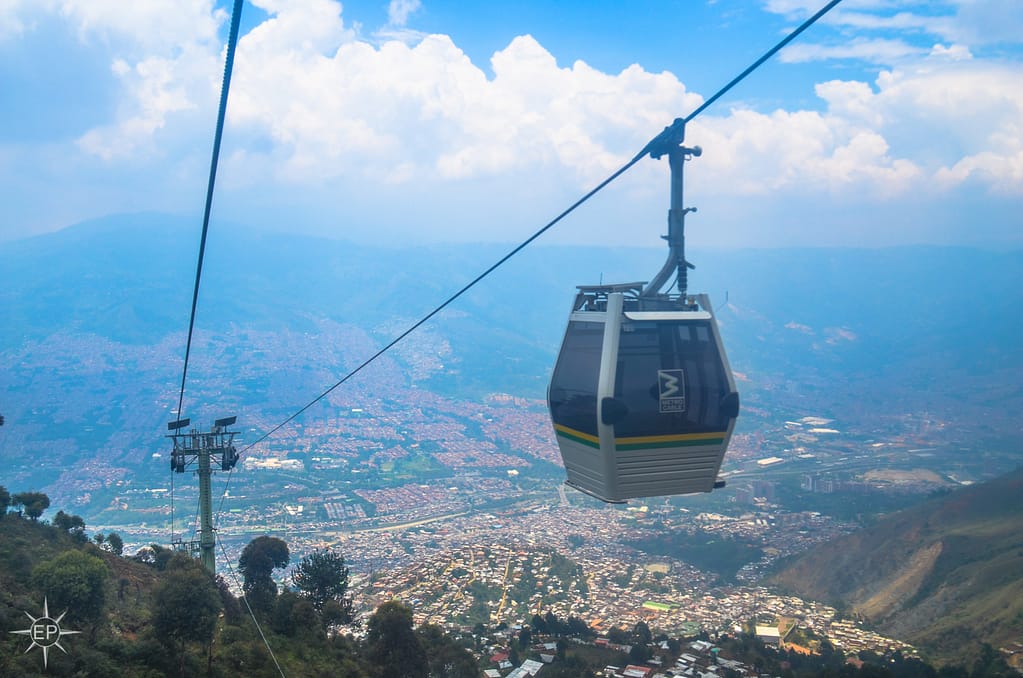 Colombia travel guide - Medellin's Metrocable.