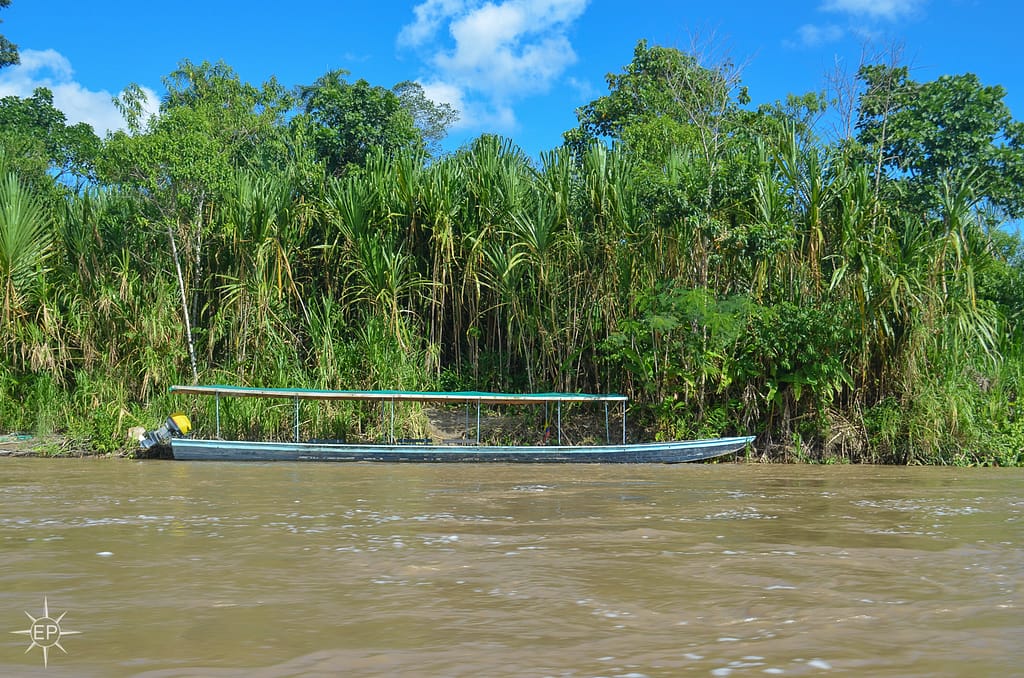Colombia travel guide - Canoe in the Amazon.