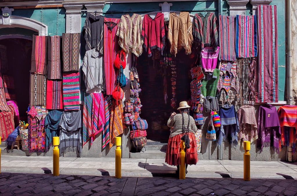 witches market in La Paz, Bolivia 