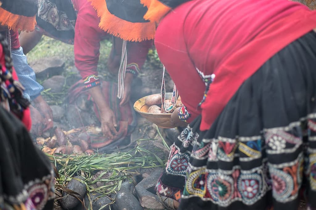 Things to do in Sacred Valley - Pachamanca preparation.