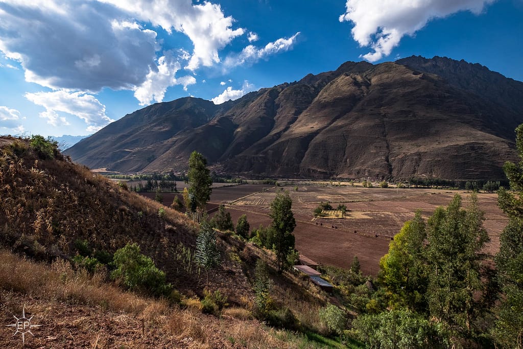 Things to do in Sacred Valley - Mountains and farming paddocks.