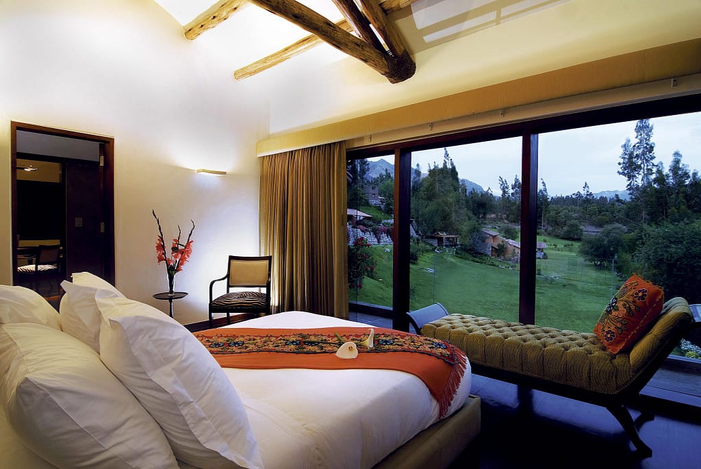 Luxury hotels in Sacred Valley - Belmond Rio Sagrado suite.
