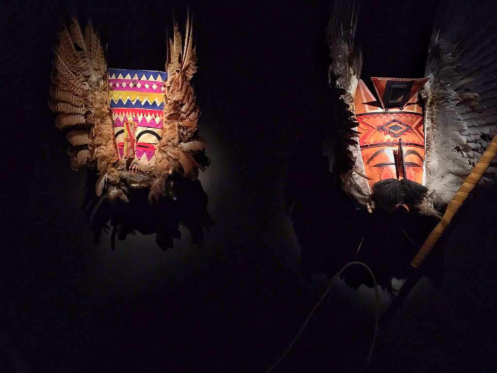masks in The National Museum of Ethnography and Folklore, La Paz Bolivia